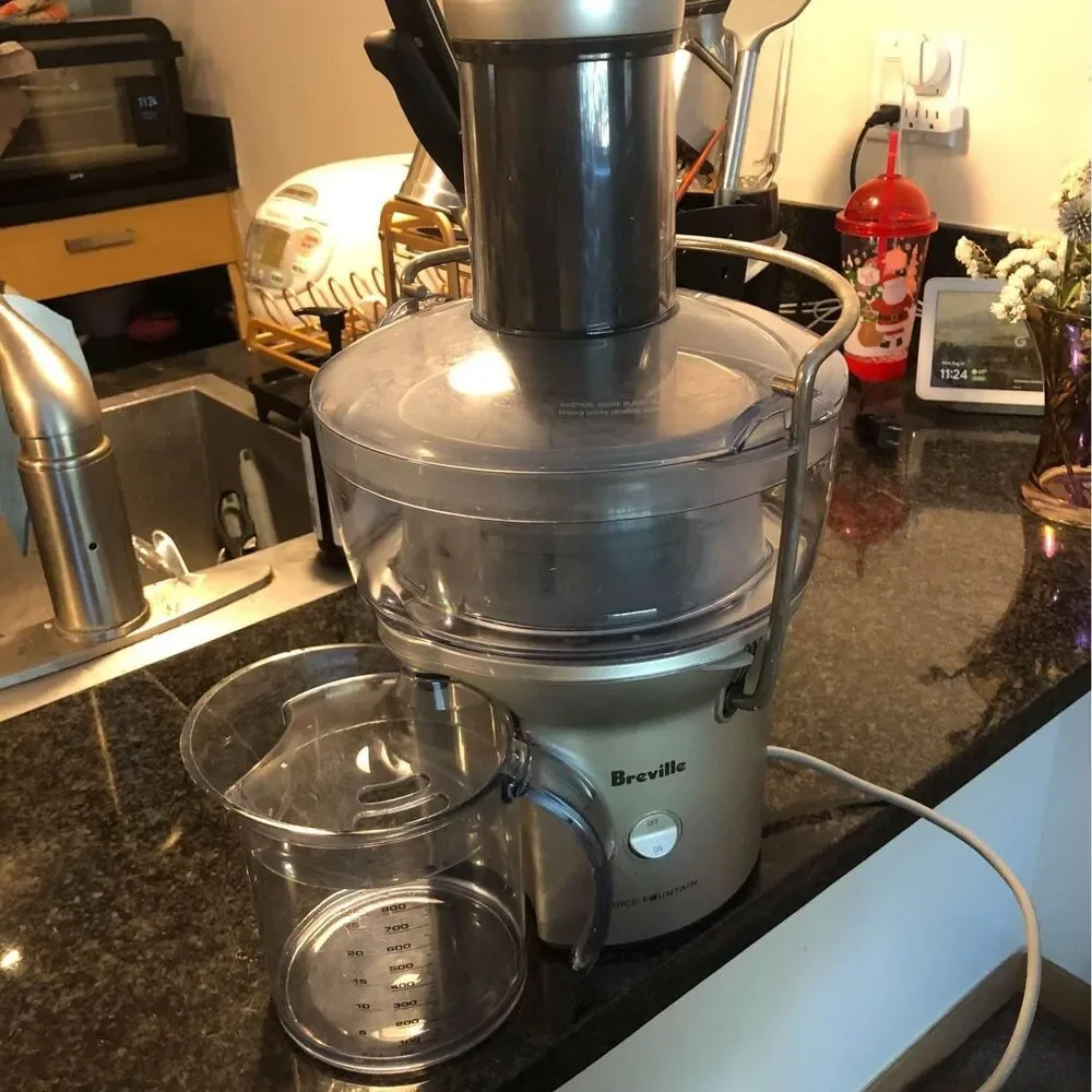 Breville - Juice Fountain Compact Electric Juicer - Silver